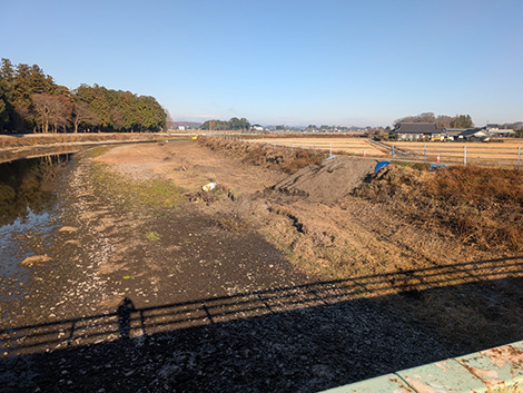 堆積土除去工事五行川その1