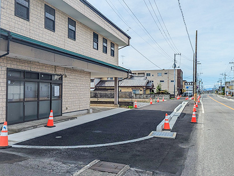 道路改良工事 祖母井中央通り