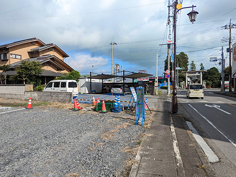 道路改良工事 祖母井中央通り