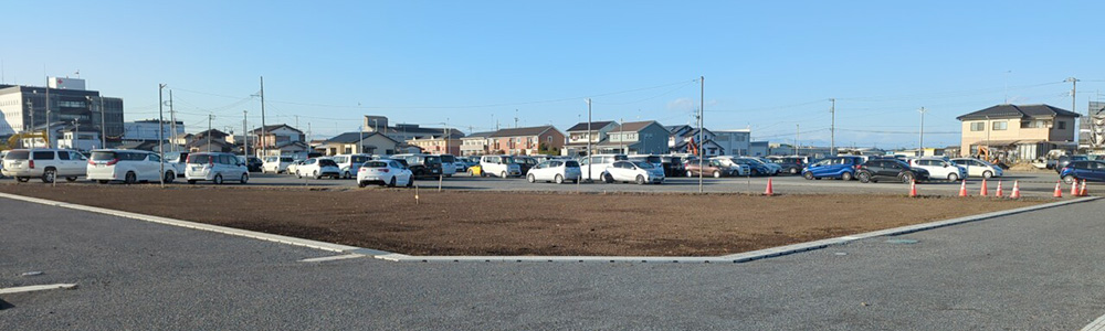 真岡市　芳賀赤十字病院　職員用駐車場増設工事